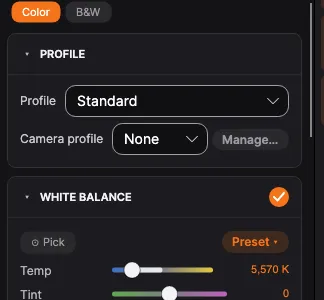 The Detail group: dehaze, clarity and structure above sharpening and denoise